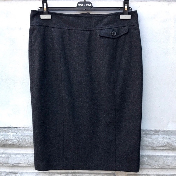 NWOT Pink Tartan Grey Flannel Skirt - Picture 3 of 11